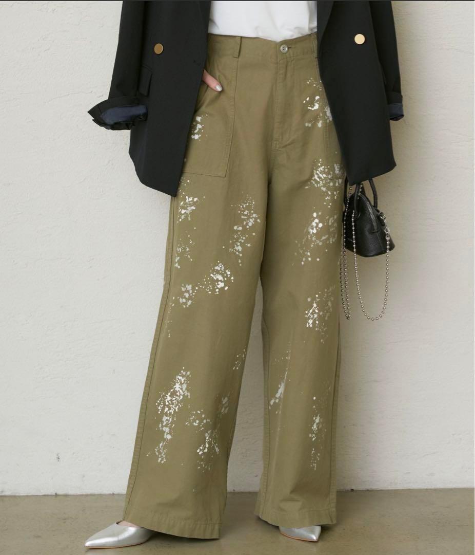 【期間限定　ほぼ半額】 Loungedress ペイントパンツ