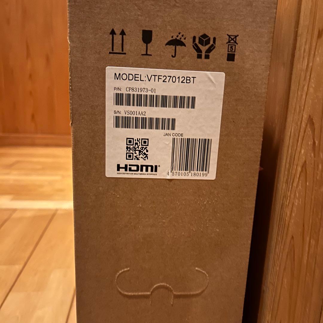 FUJITSU 27インチ液晶ディスプレイ VTF27012BT