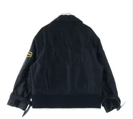 miu miu 17AW ワッペンロゴ ボンバージャケット