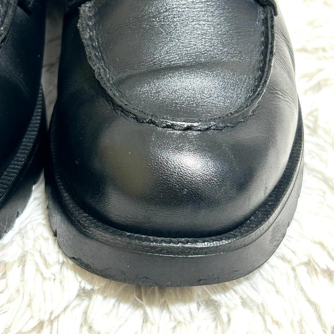 クレマン フローダン フランス製 革靴 レザーシューズ Uチップ モックトゥ 黒