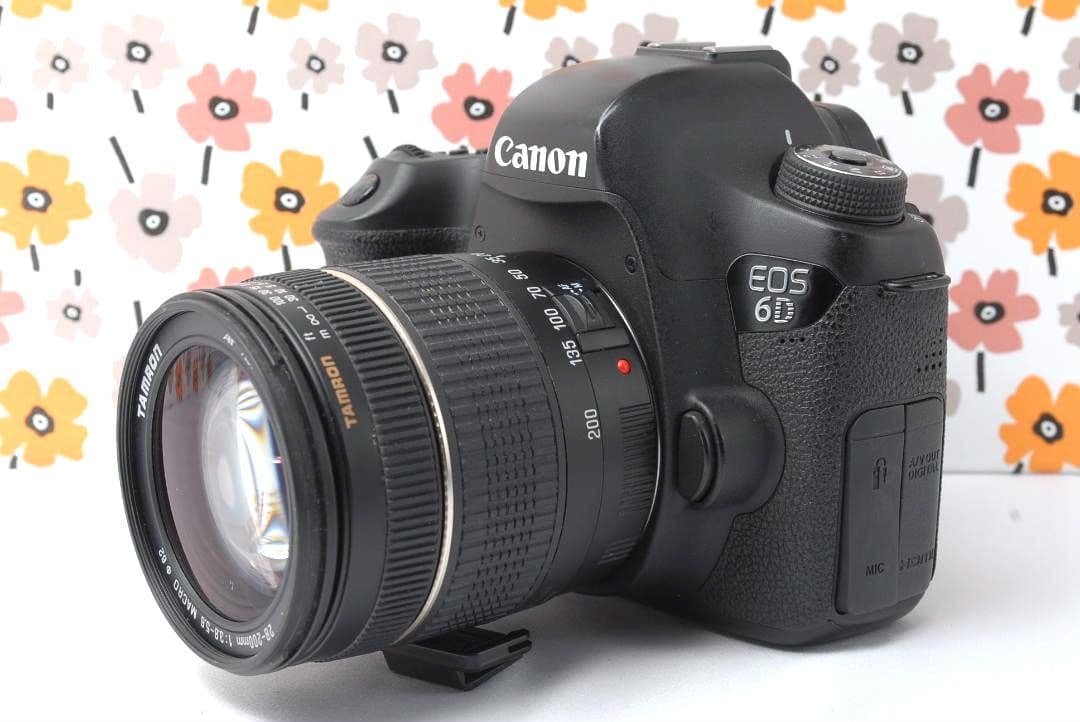 ❤Canon EOS 6D❤フルサイズ一眼レフ❤万能望遠レンズ❤Wi-Fi搭載❤
