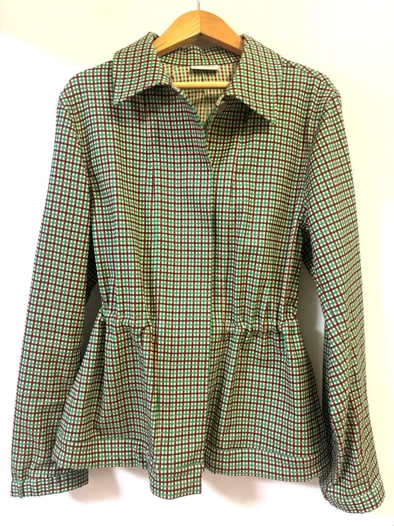 ドリスヴァンノッテン dries van noten⭐︎チェックジャケット