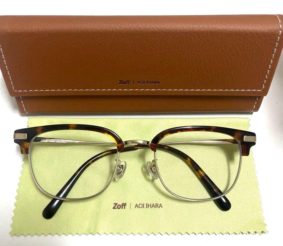 【週末限定値下げ】Zoff AOI IHARAクリアサングラス サーモント