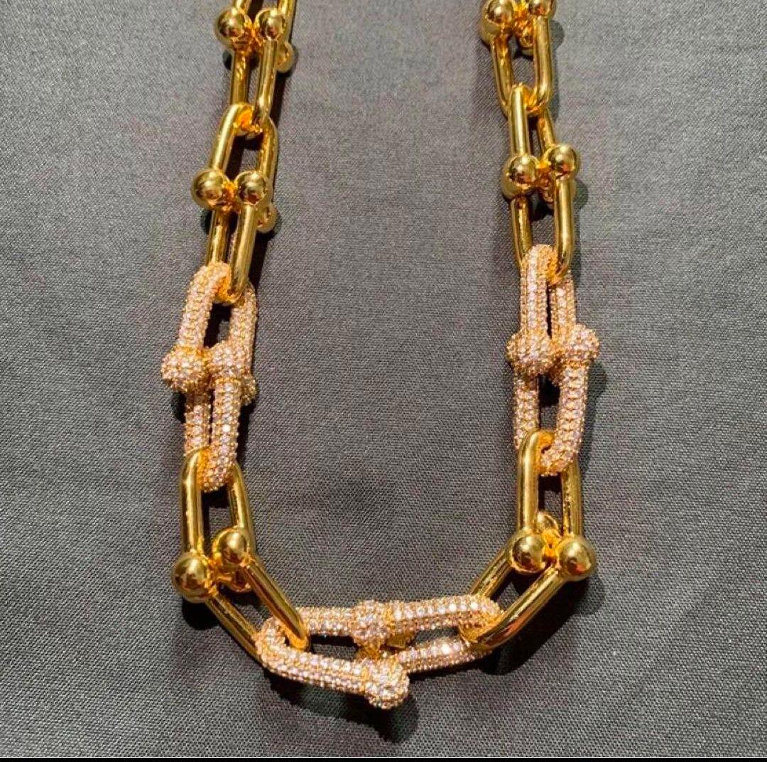 爆売れ☆ゴールドチェーン ネックレス メンズ レディース ユニセックス 高見え