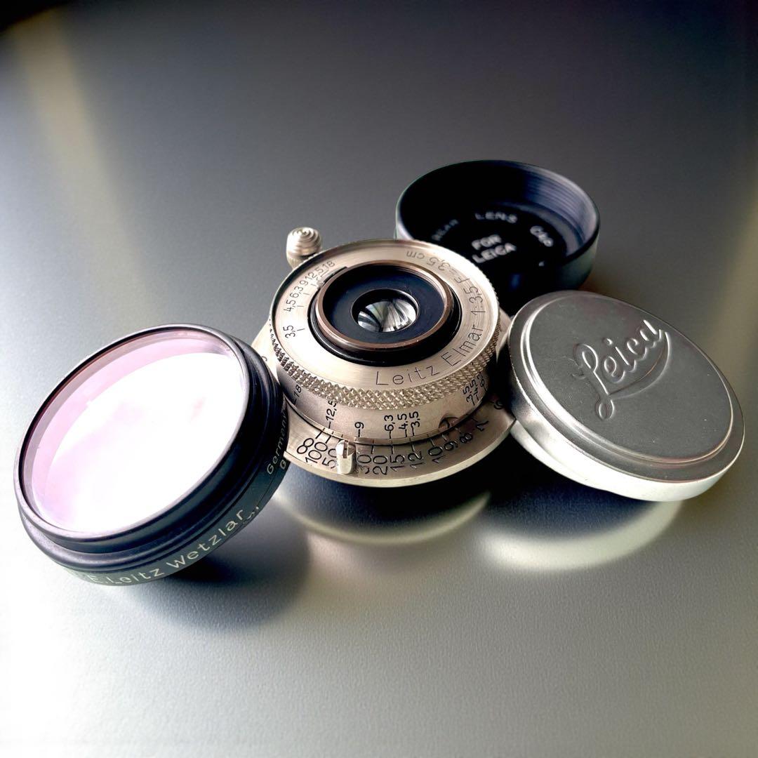 【OH済＆ Nickel＆シリアル無し】Leica エルマー35mm F3.5