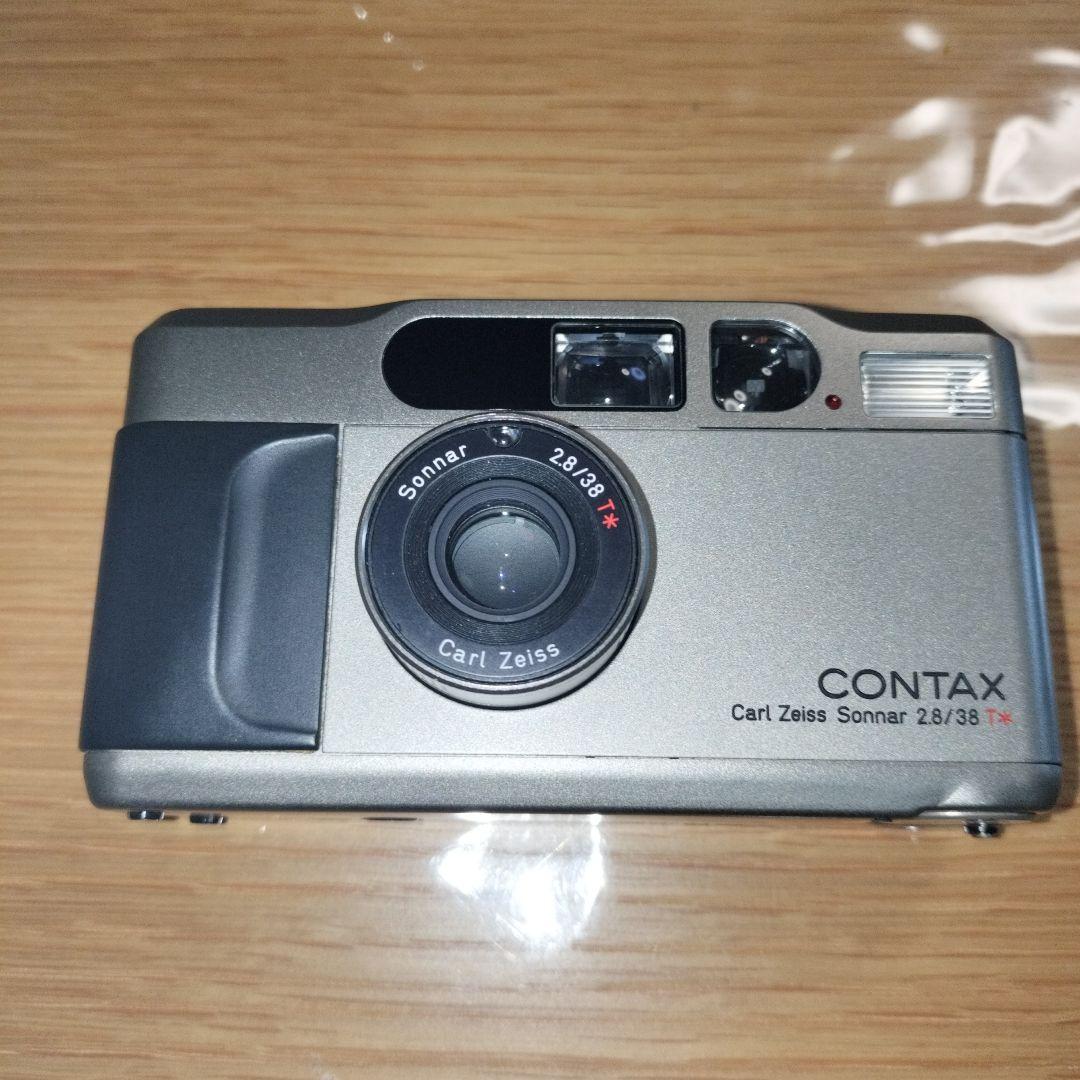CONTAX T2 コンパクトフィルムカメラ シルバー　ジャンク