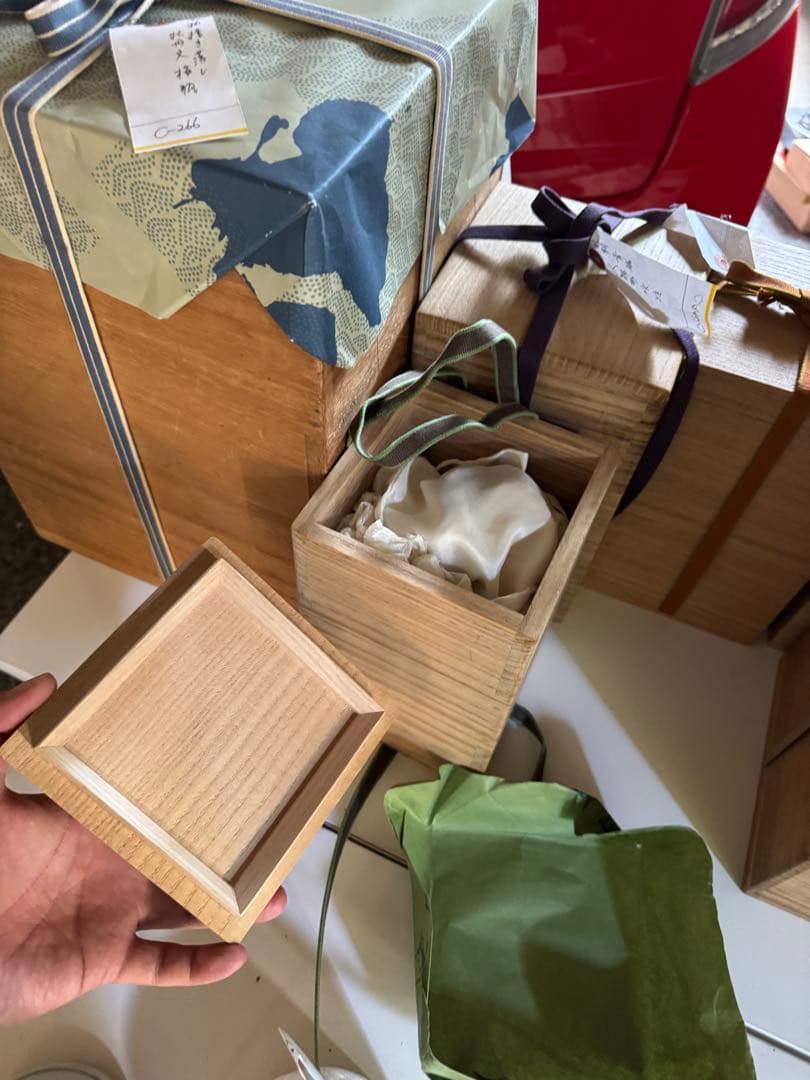 ‼️早速半額‼️リサイクルFORT‼️旧家から直送唐物⑦‼️汝窯長頭下◯瓶（卵青）花瓶‼️