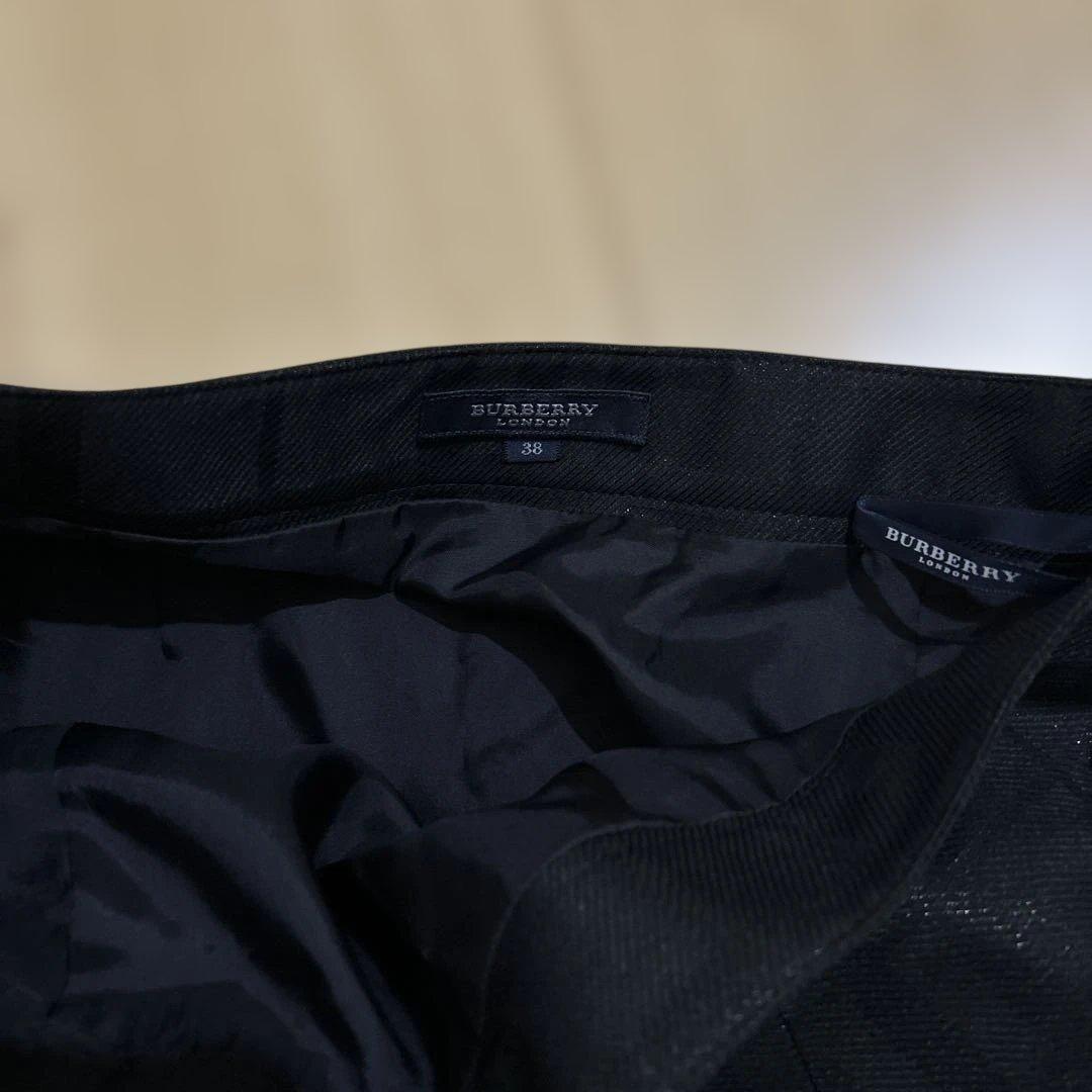 BURBERRY ブラック スカートフォーマル　ラメ　バーバリー　38 00s