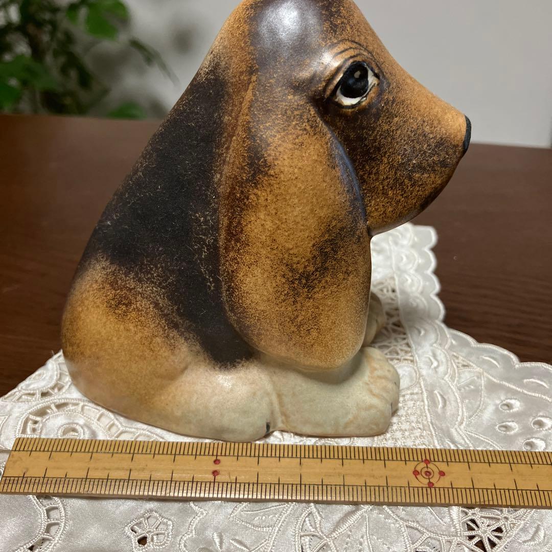 リサラーソン Lisa Larson バセットハウンド 犬 置物