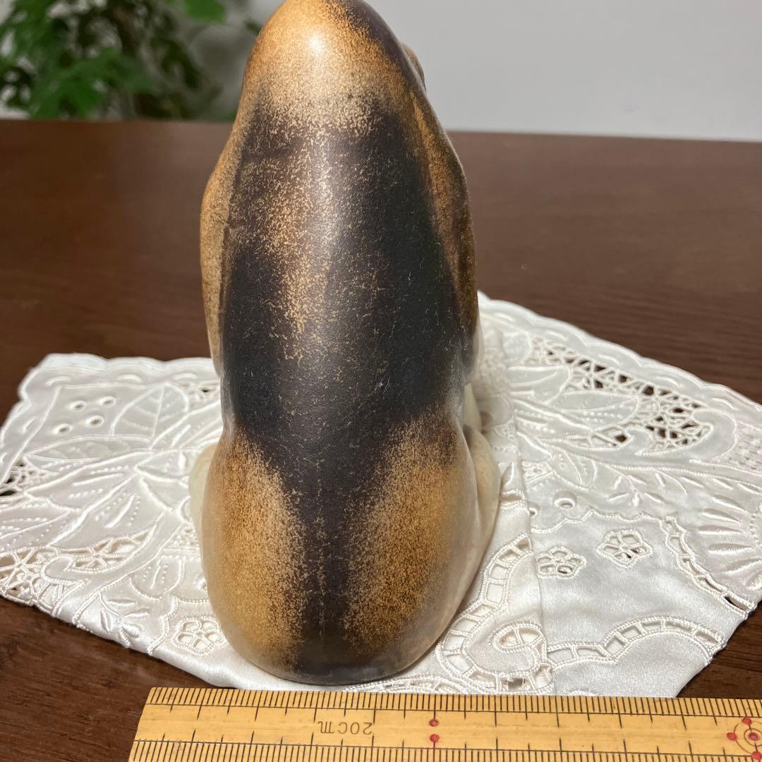 リサラーソン Lisa Larson バセットハウンド 犬 置物