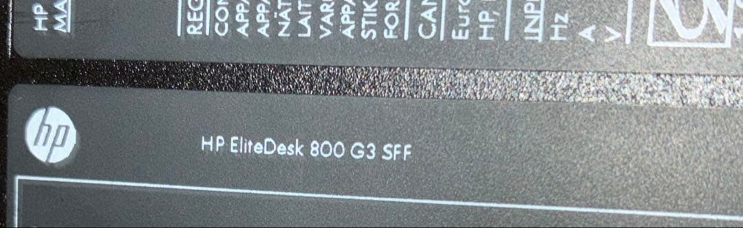 Windowsデスクトップ HP EliteDesk 800 / i7-7700 16GB SSD256GB