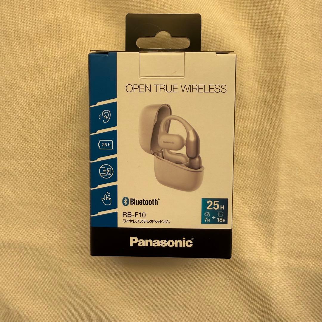 パナソニック ワイヤレスイヤホン オープンイヤー型 クリーム RB-F10D-C