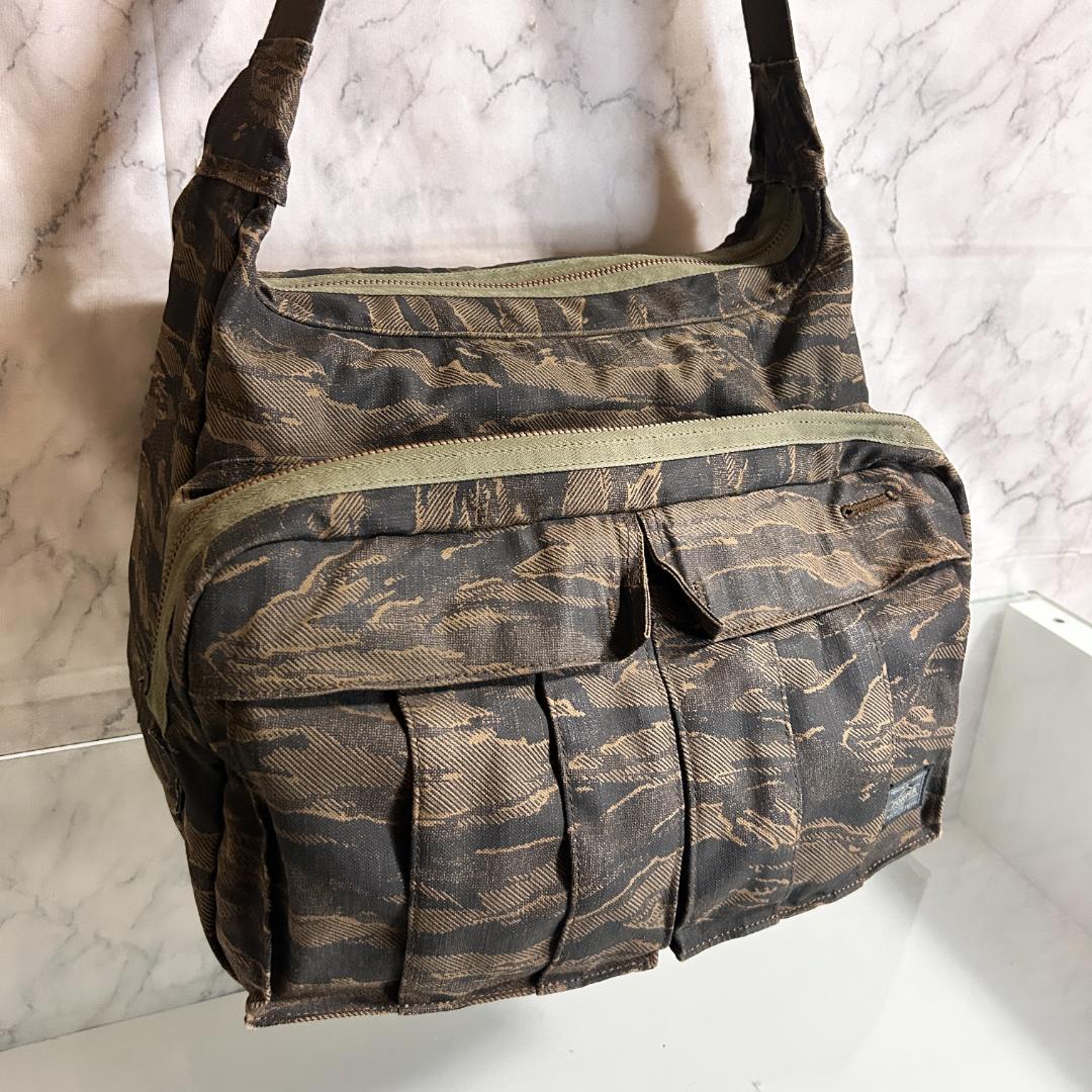 PORTER ポーター 70周年 ショルダーバッグ グリーンアイ カモフラ