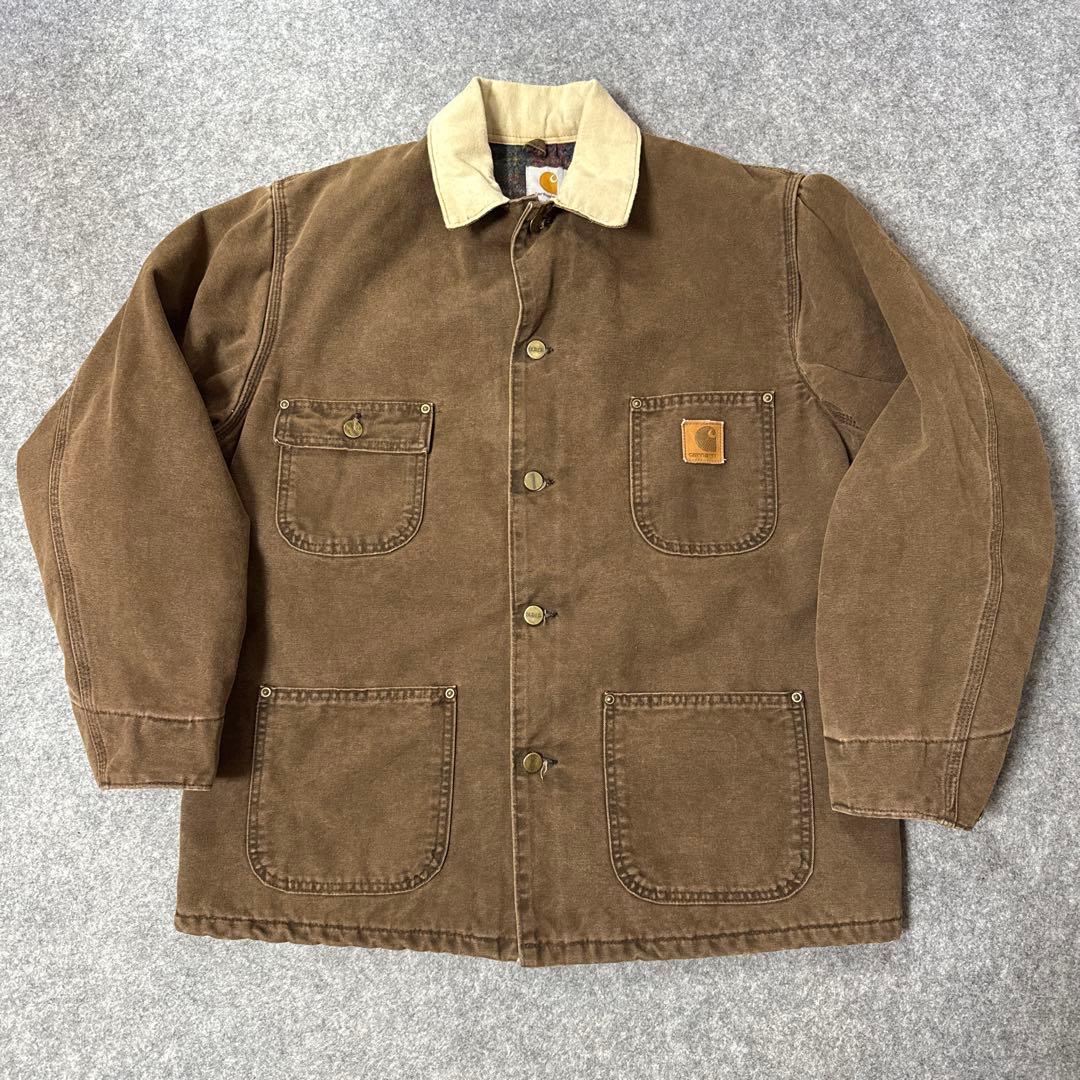Carhartt ミシガンチョアコート USA製 M ブラウン カーハート