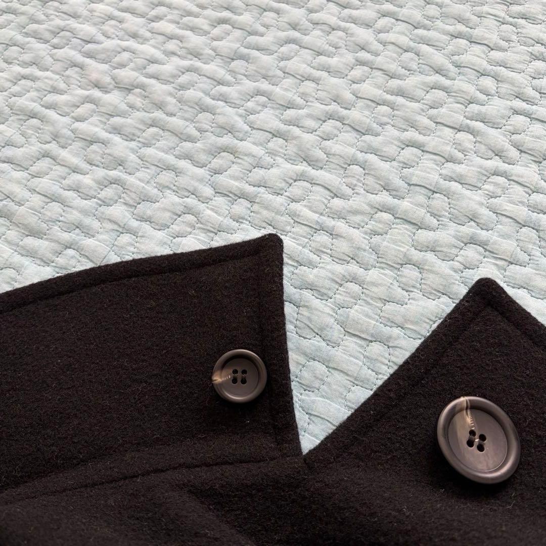 Y's ポンチョ風コート　ブラック　サイズ2