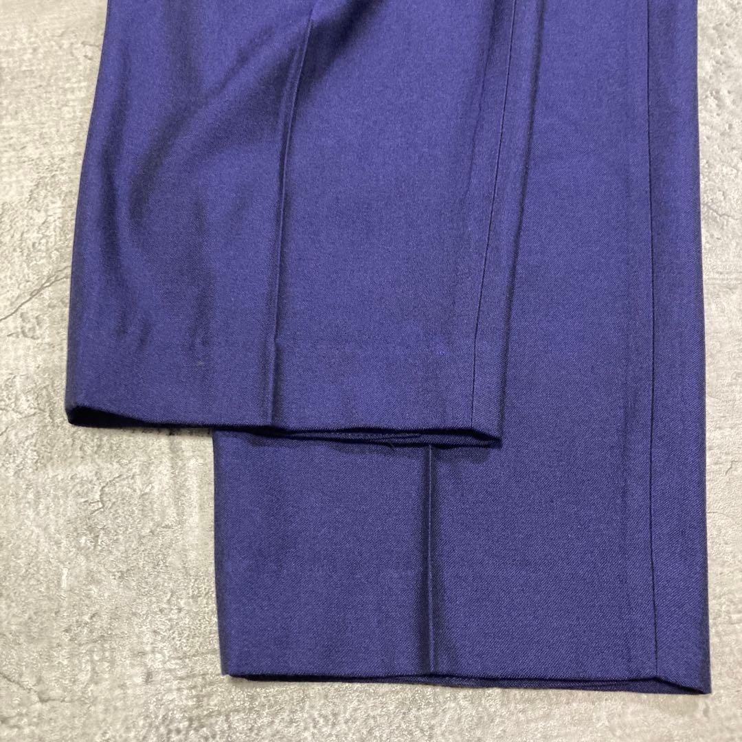 【YOSHIYUKI KONISHI】タックワイドスラックス 日本製 L