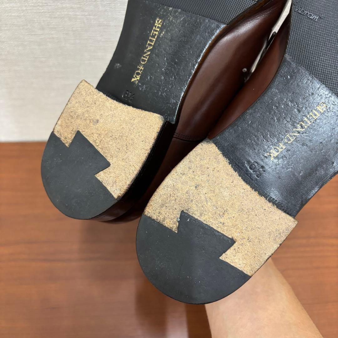 SHETLANDFOX ストレートチップ　6.5 24.5cm