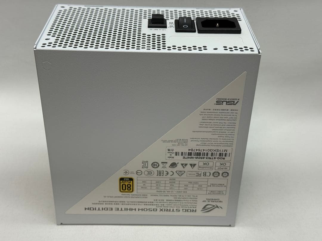 ASUS ROG STRIX 850W White Edition 電源ユニット