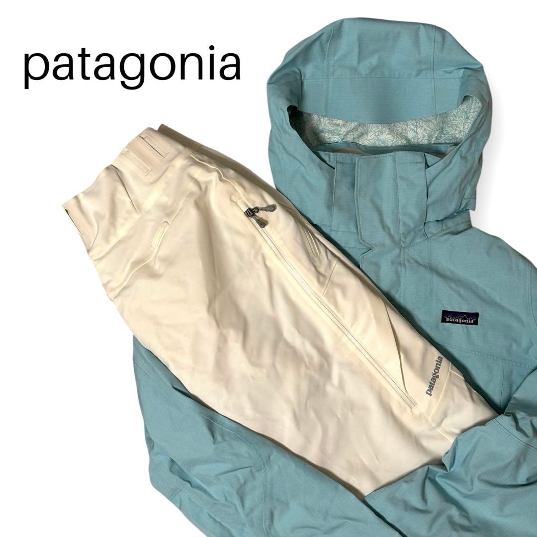 【極美品】patagonia パタゴニア　スキーウェア　上下セット　上M 下S