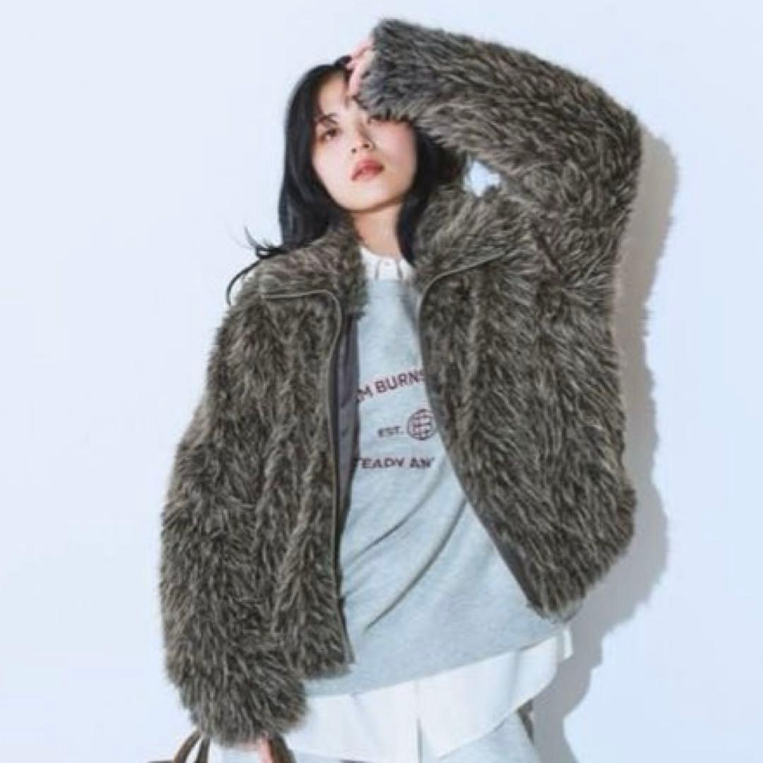 jeanasis mixカラーファーブルゾン　グレー