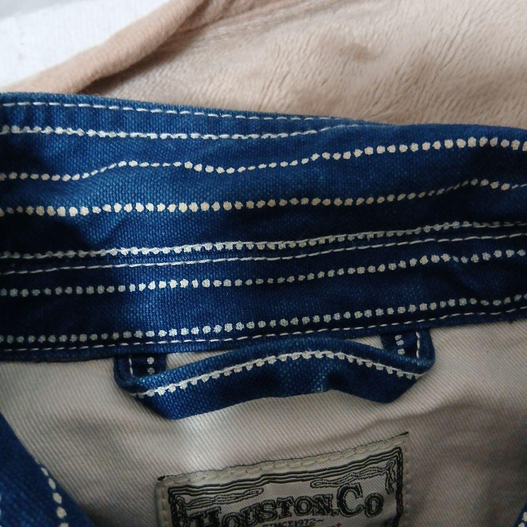 ヒューストン ウォバッシュ ストライプ カバーオール L