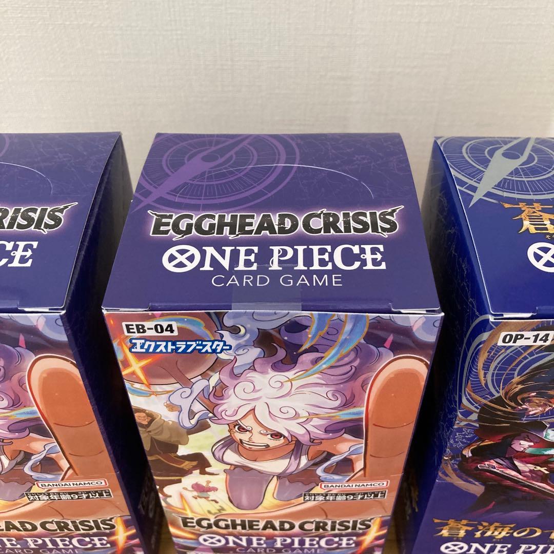 新品未開封、テープ付き【蒼海の七傑】【エッグヘッドクライシス】 全3BOX