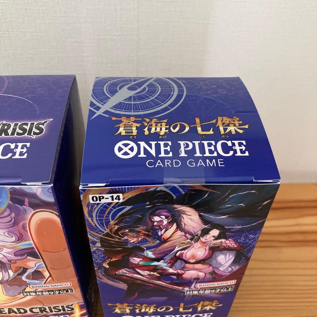 新品未開封、テープ付き【蒼海の七傑】【エッグヘッドクライシス】 全3BOX