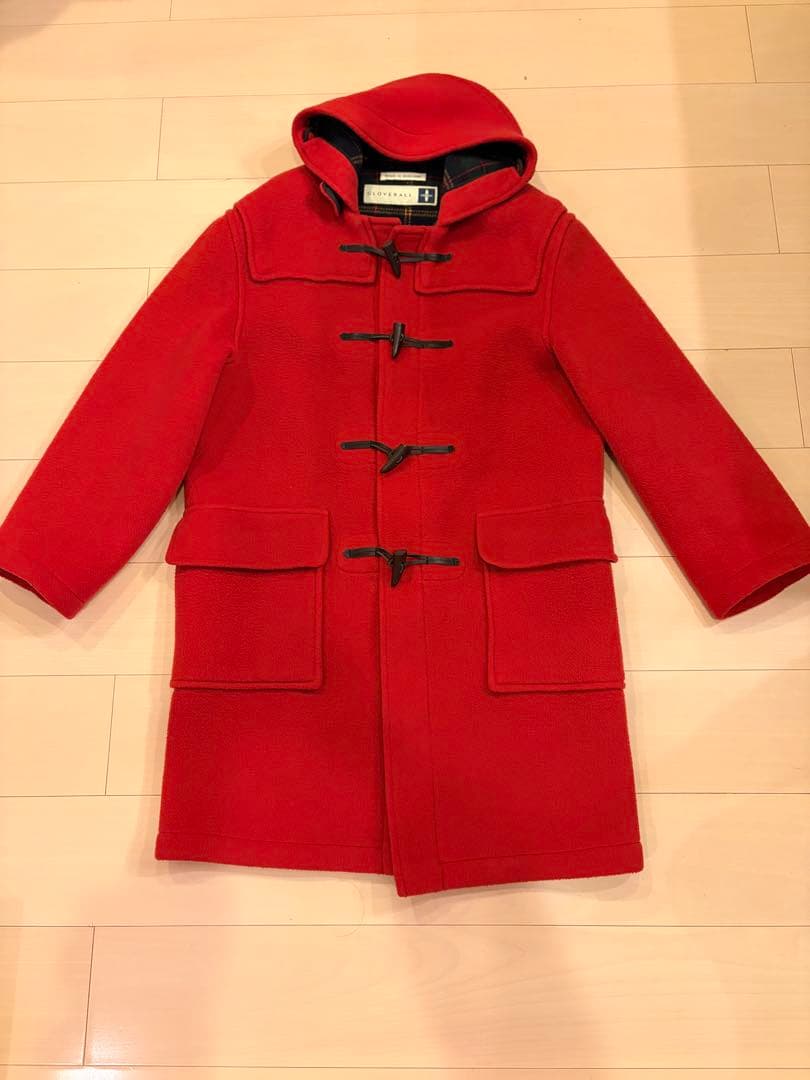 グローバーオール ダッフルコートフード 赤希少 90s Vintage 英国製