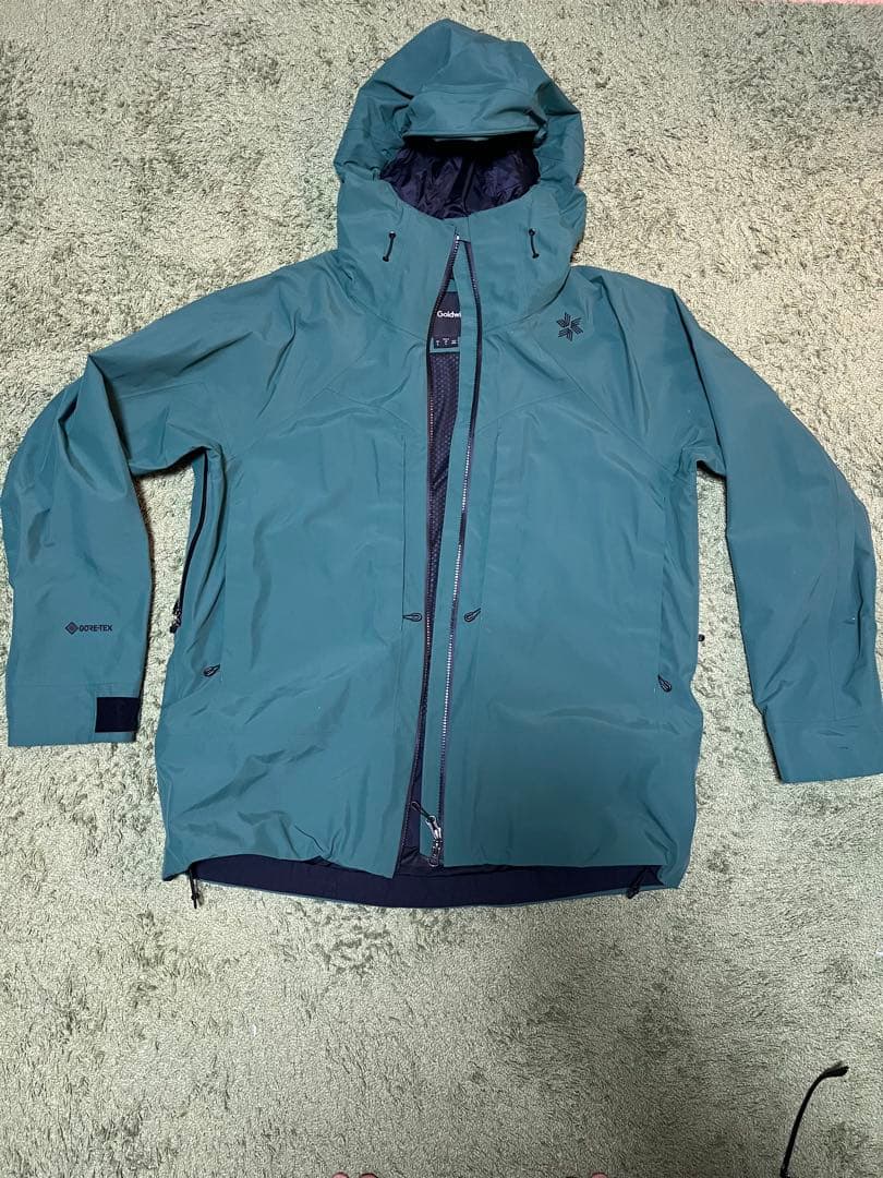 Goldwin スキーウェア cv(グリーン) gore-tex asiaXXL