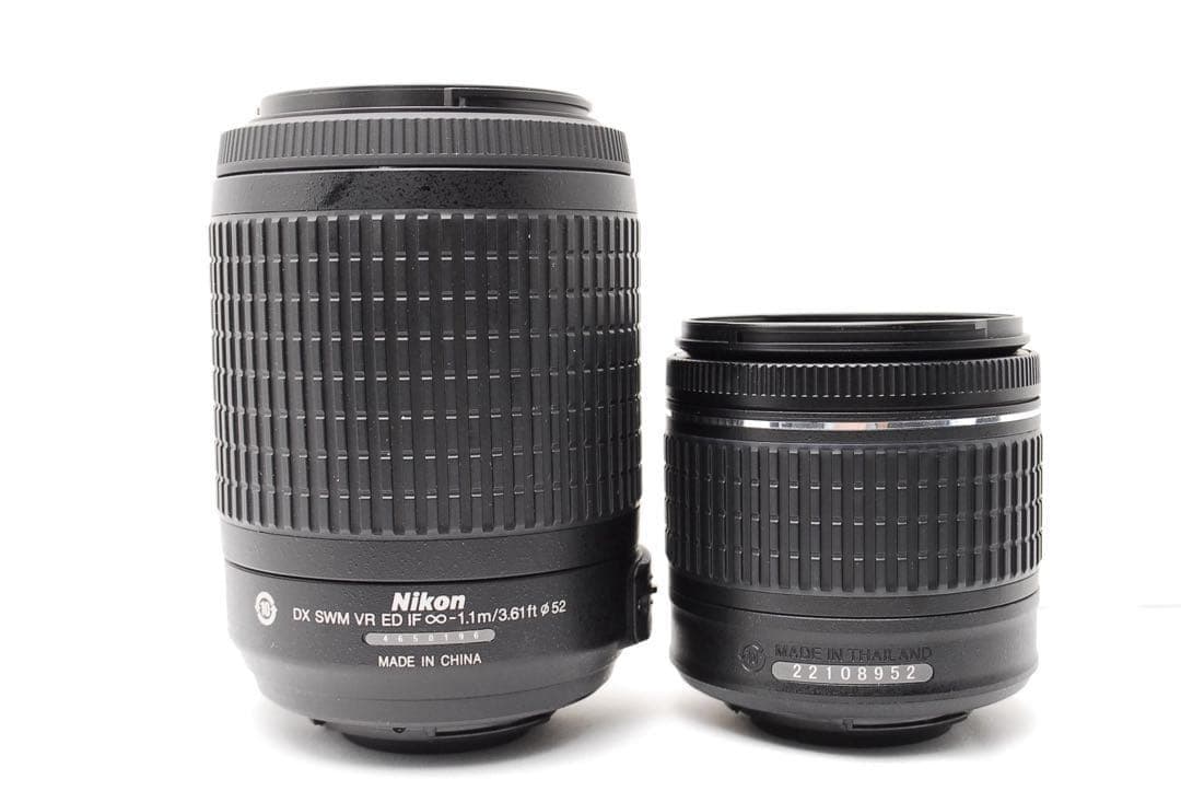 【ショット数僅少】Nikon D5600★WiFi搭載◎ダブルレンズ付