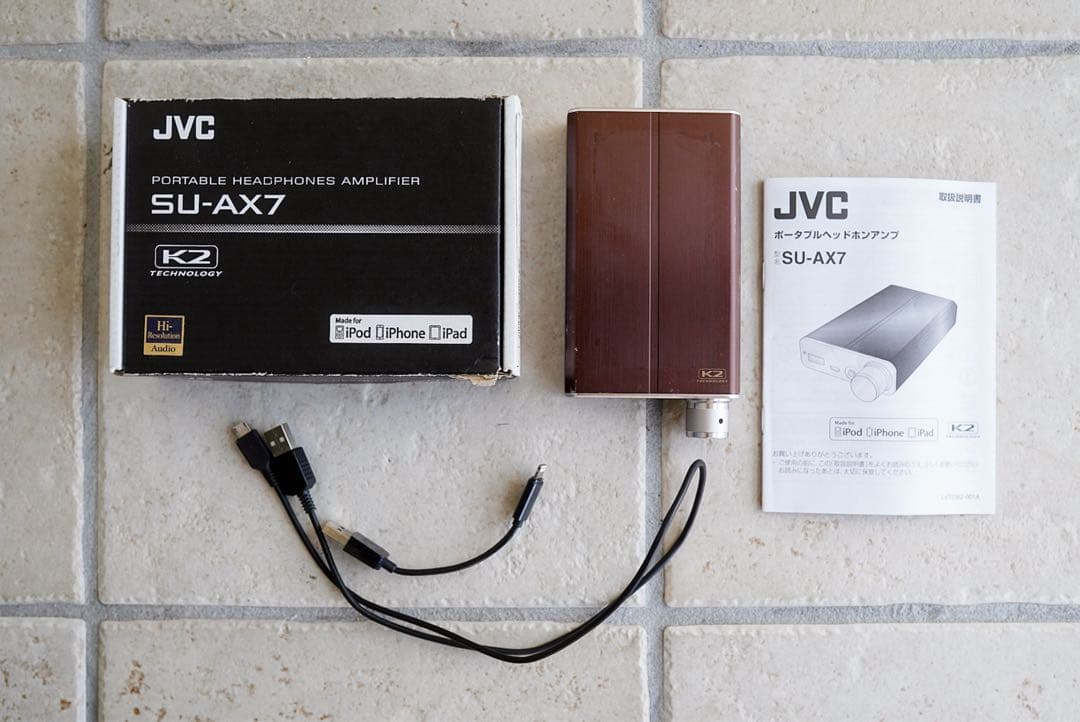 JVC ポータブルヘッドフォンアンプ SU-AX7