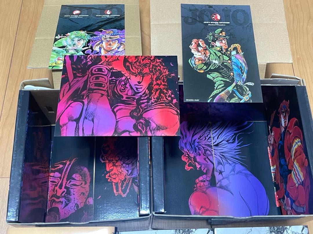 ジョジョの奇妙な冒険　文庫　1〜5部　全BOX特典ポストカード付き　【美本】