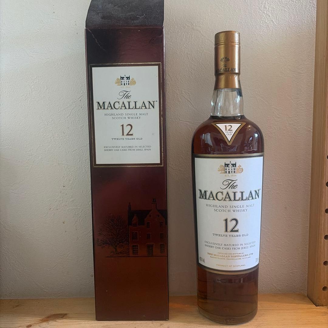 The Macallan 12年 シェリーカスク　旧ボトルシングルモルト