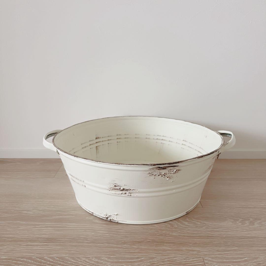 ミルクバス　ビンテージ　クリーム