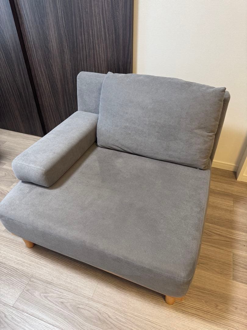 soroi グレージュ 1人掛け ソファ