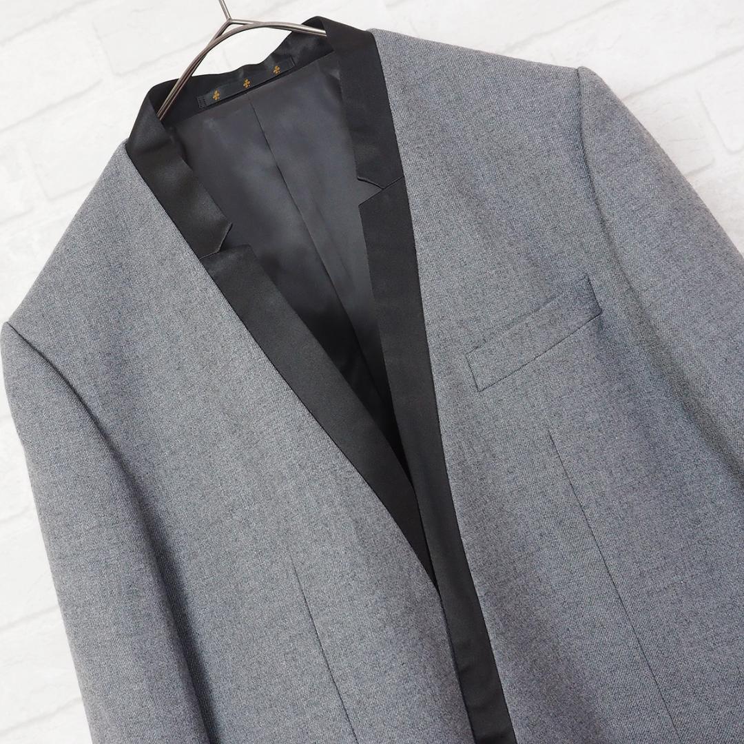 極美品【ato】48/ノーカラードレス セットアップ スーツ/デザイナーズ