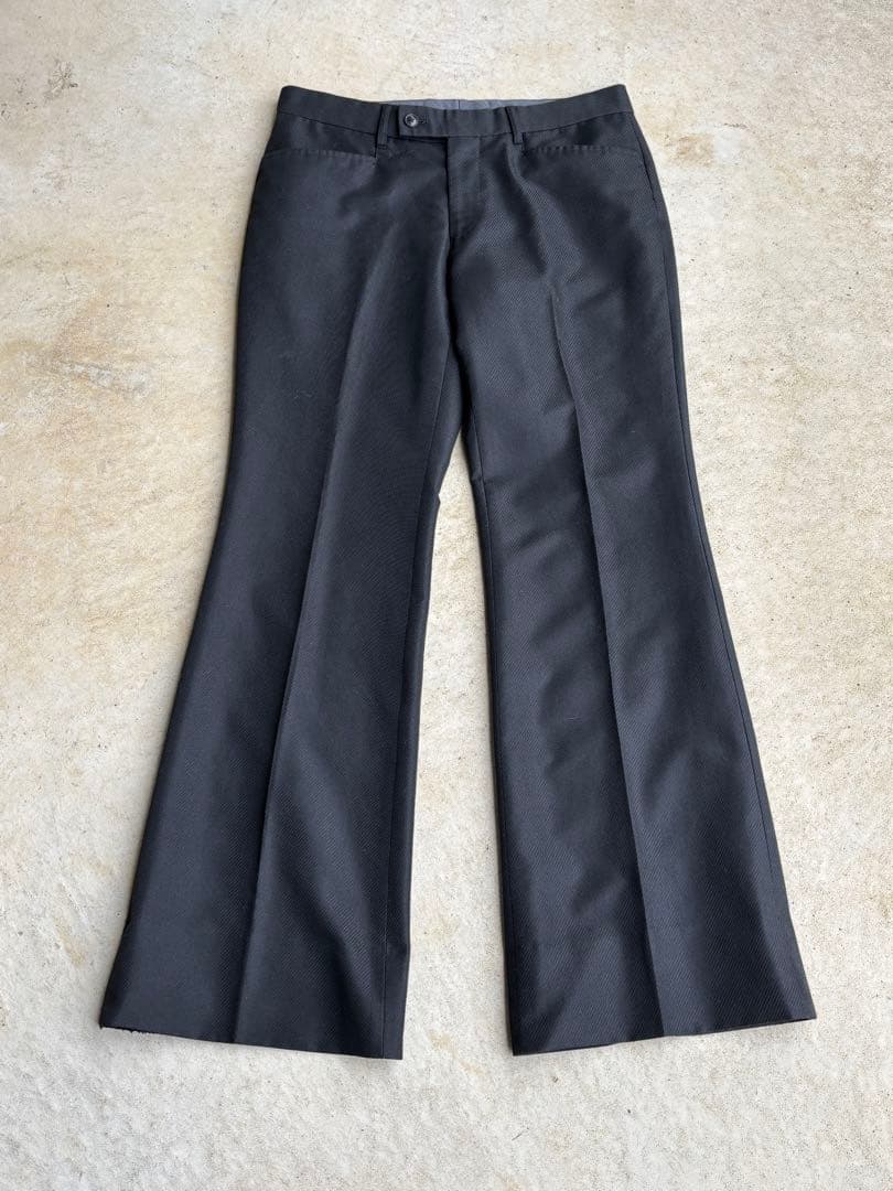 TORNADO MART ブラック フレアパンツ　スラックス