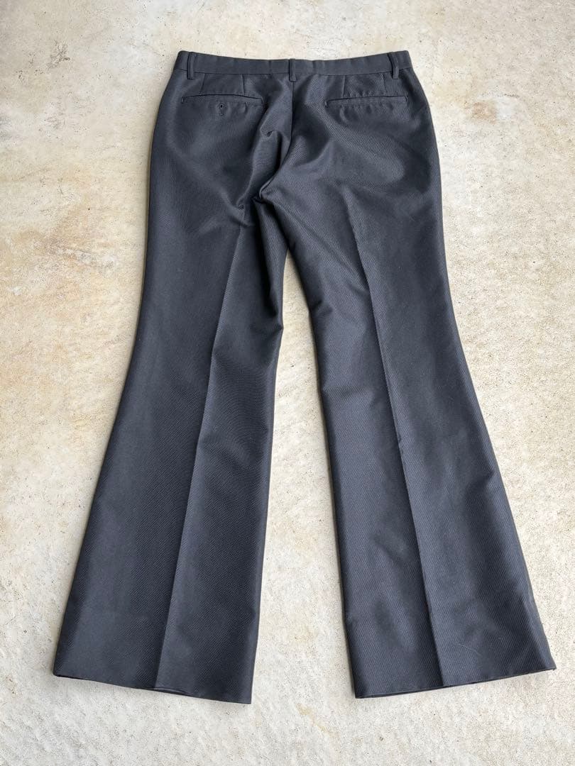 TORNADO MART ブラック フレアパンツ　スラックス