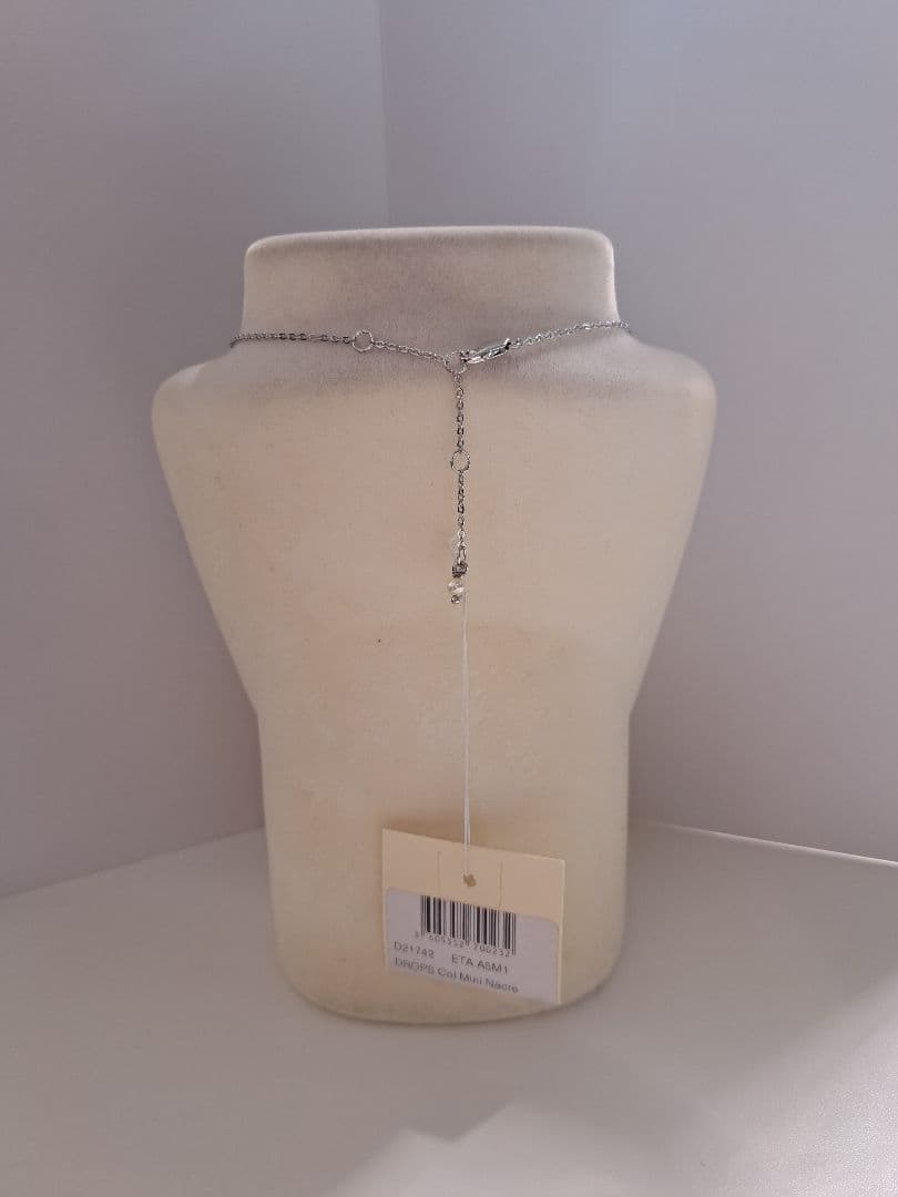 新品未使用【Christian Dior】ロゴパールネックレス