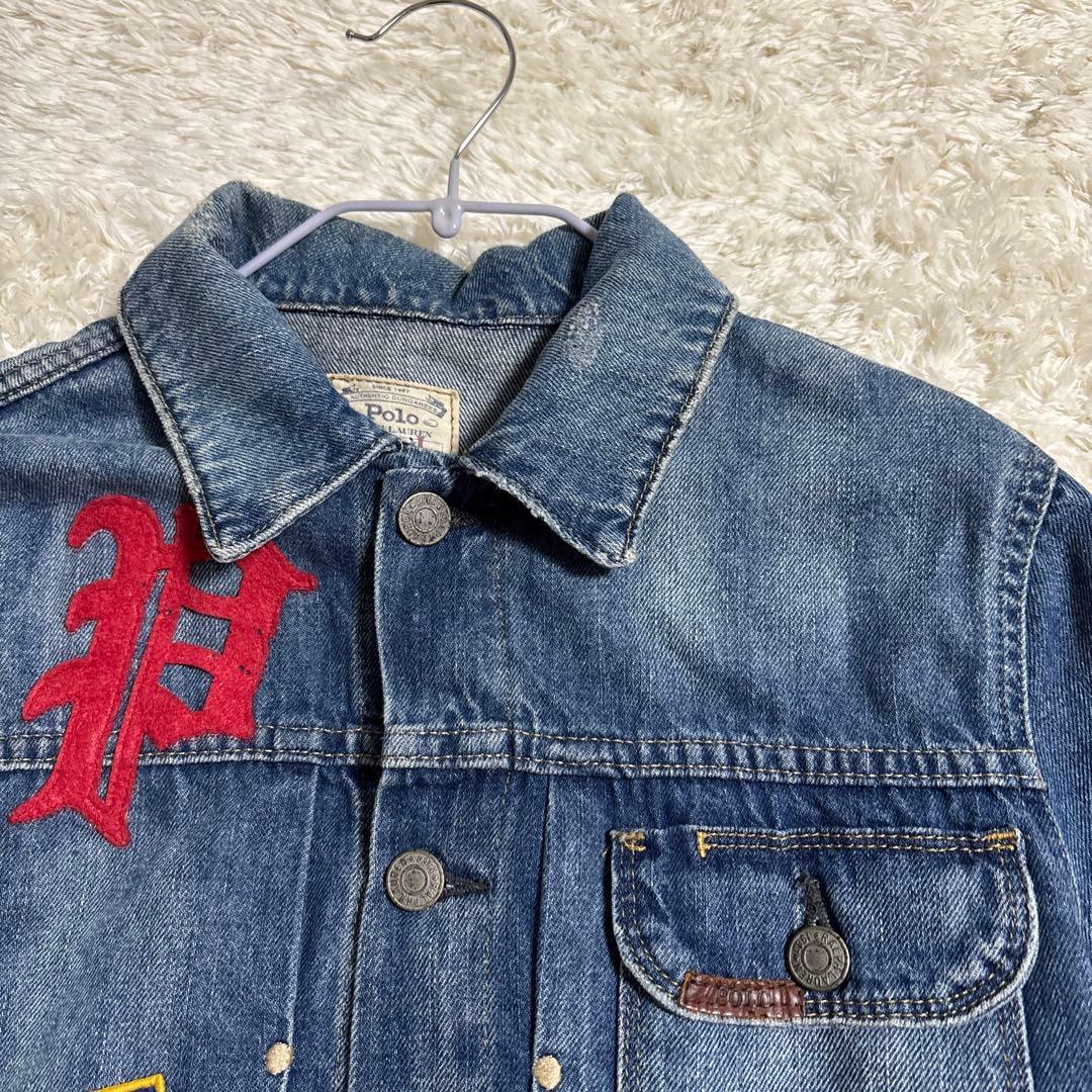 annラルフローレン ジージャン トラッカージャケット デニム ワッペン