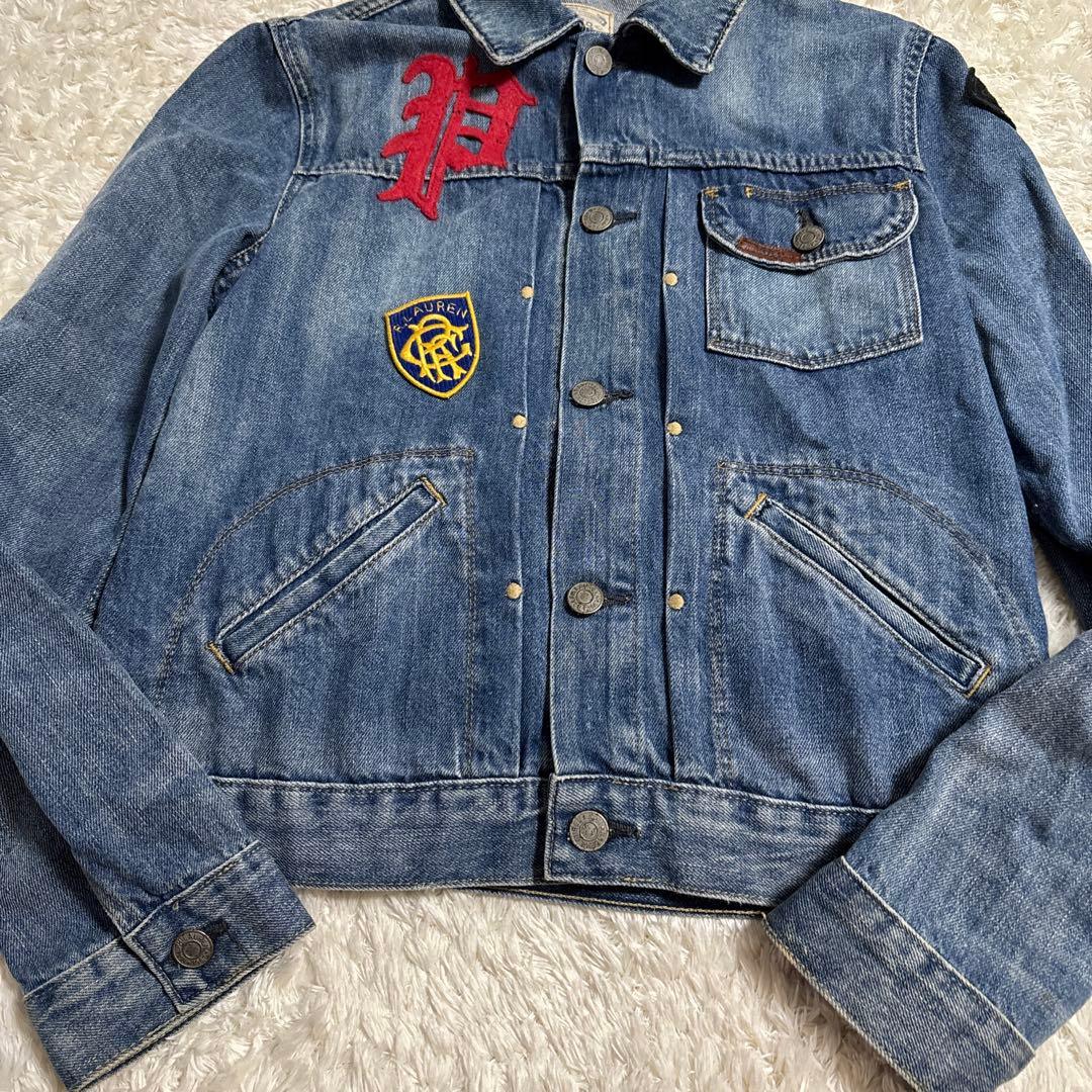 annラルフローレン ジージャン トラッカージャケット デニム ワッペン