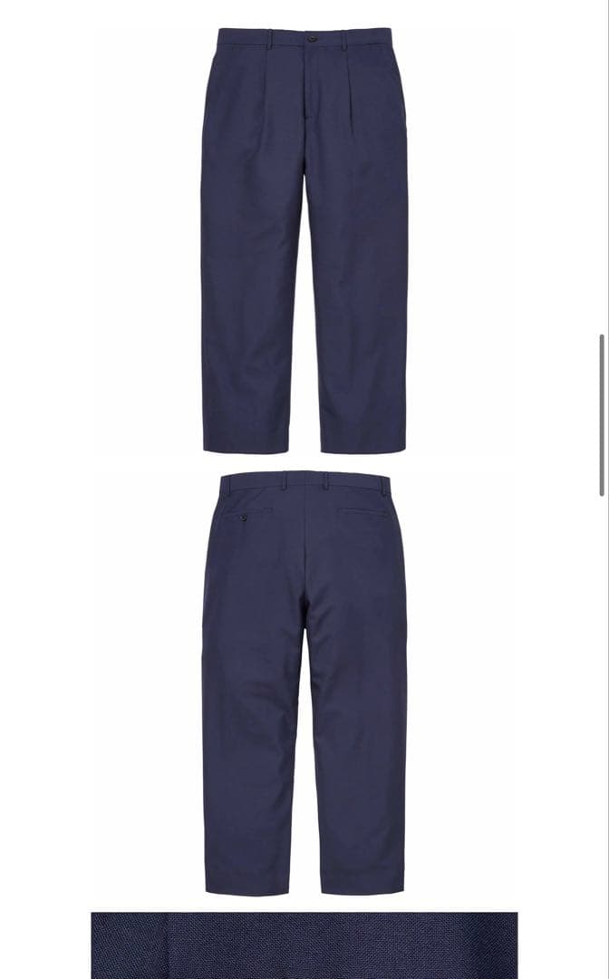 24ss supreme Pleated Trouserスラックス30美品