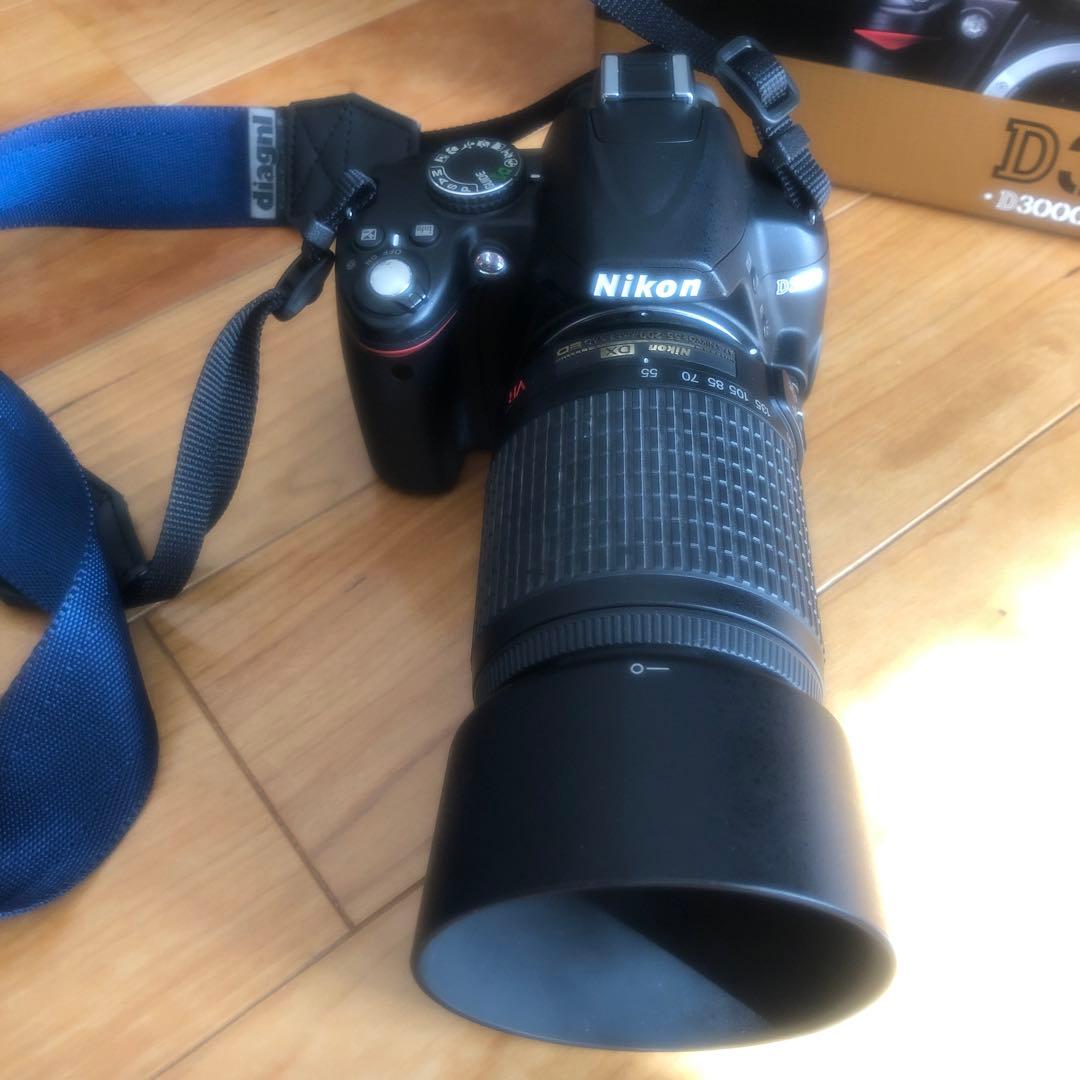 NIKON D3000 ニンジャストラップ付き