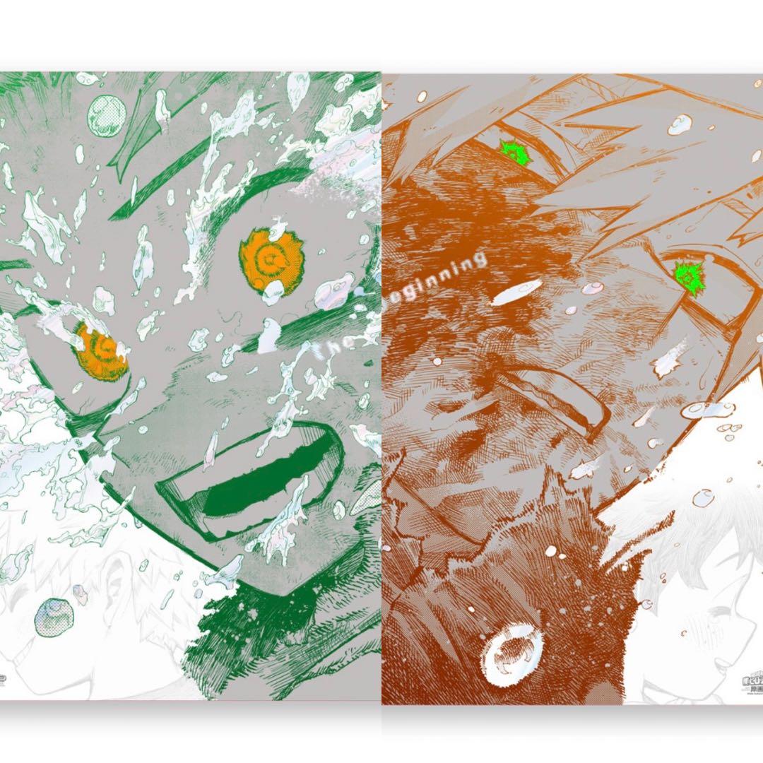 【新品未開封】僕のヒーローアカデミア 原画展 A2アートポスター2枚セット