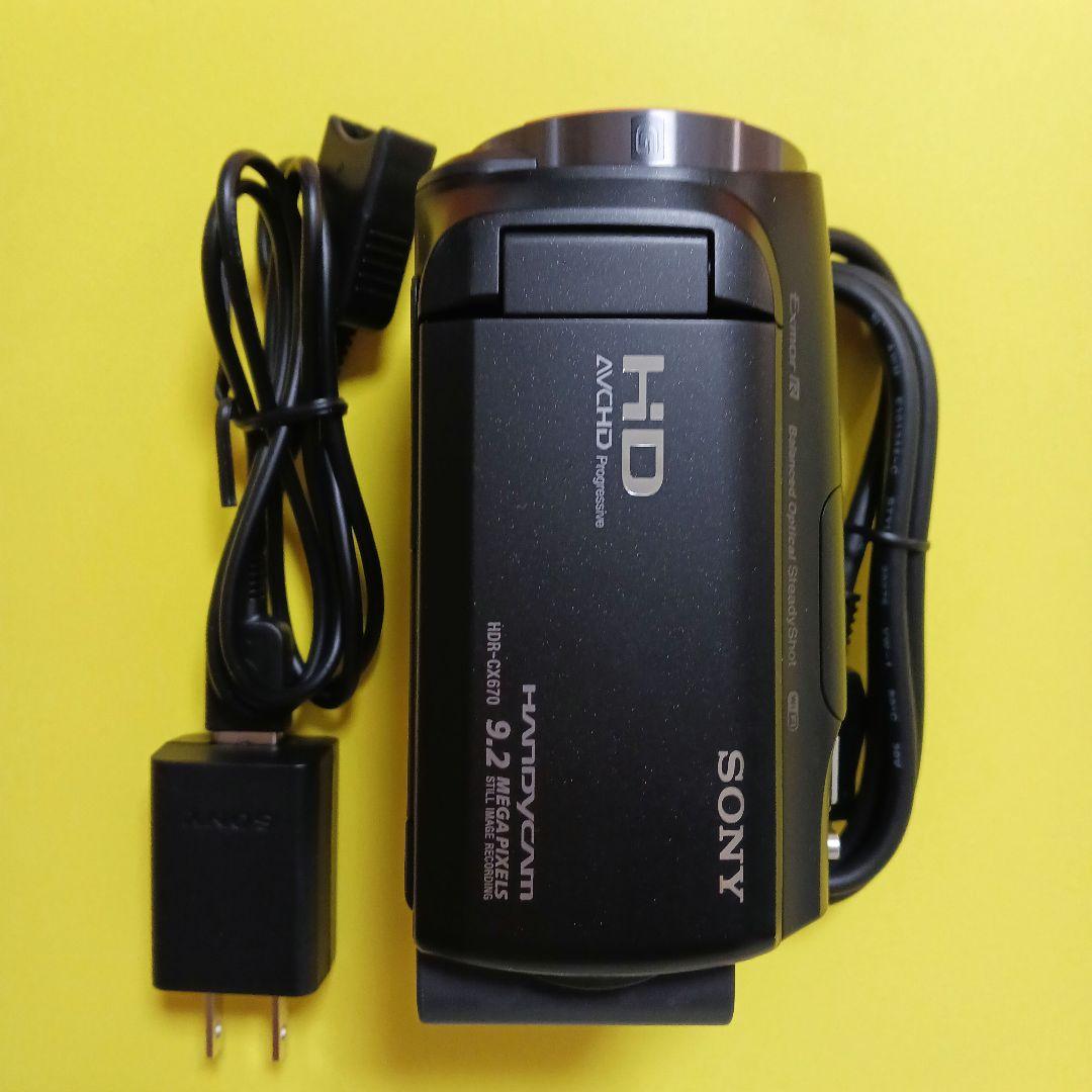 SONYハンディカム　 HDR-CX670 ⭐手振れ補正⭐高機能