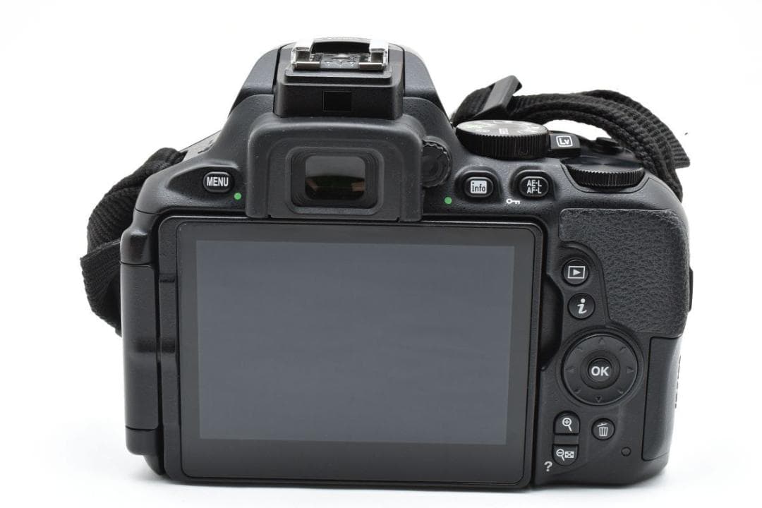 美品　ニコン D5600 ダブルズームキット /SD64GB/専用ガラスフィルム