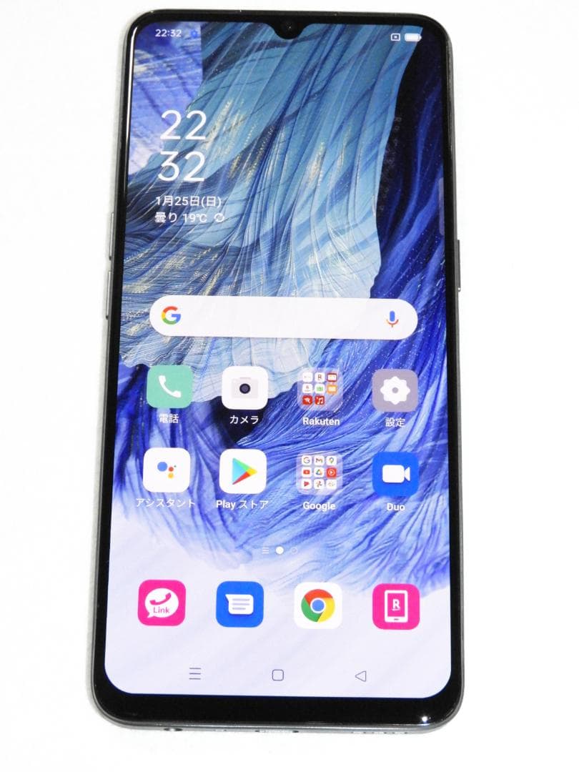 美品 OPPO A73 SIMフリー CPH2099 ネイビーブルー