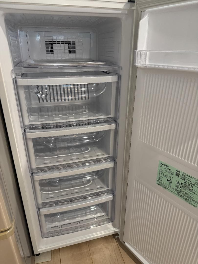 【三菱電機】＜冷凍庫＞ノンフロン冷凍庫MF-U12T-W：2022年製【美品】