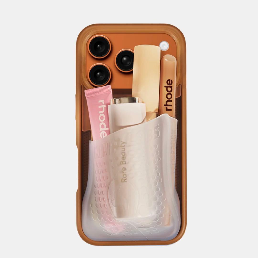 Ninja Labs ブラウン iPhoneケース 収納ポケット付き