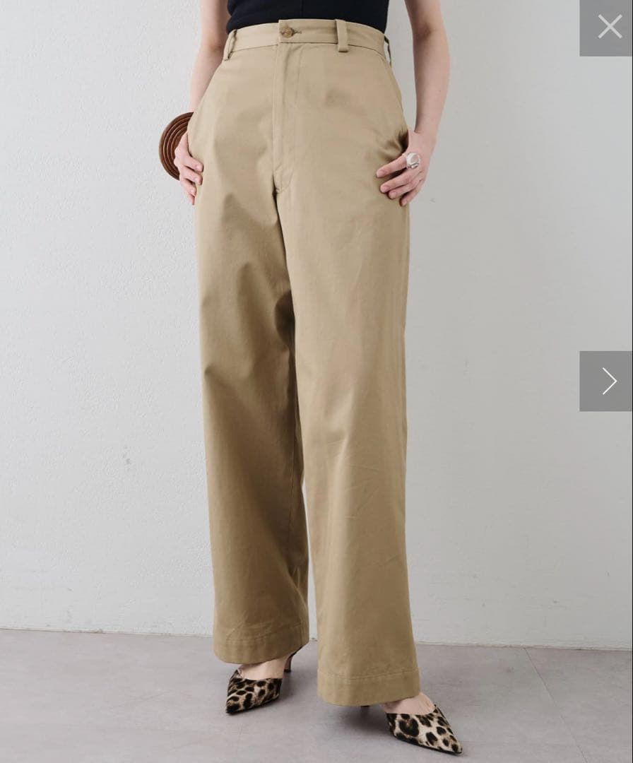 ドローイングナンバーズ☆プレーンチノパンツ